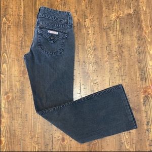 Hudson Jeans black bootcut flap pocket sz 28 EUC